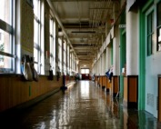 empty building hallway