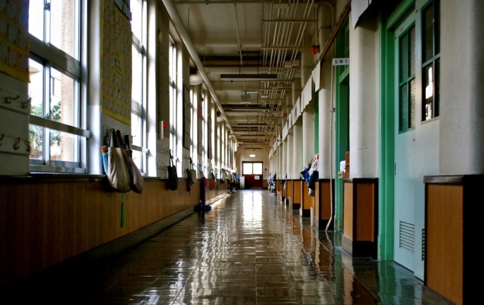 empty building hallway